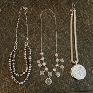 SET of THREE Necklaces